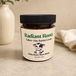 Baby Rootz Bum Butter- Tallow+Zinc Barrier Cream